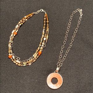 Silpada necklaces, set of 2.